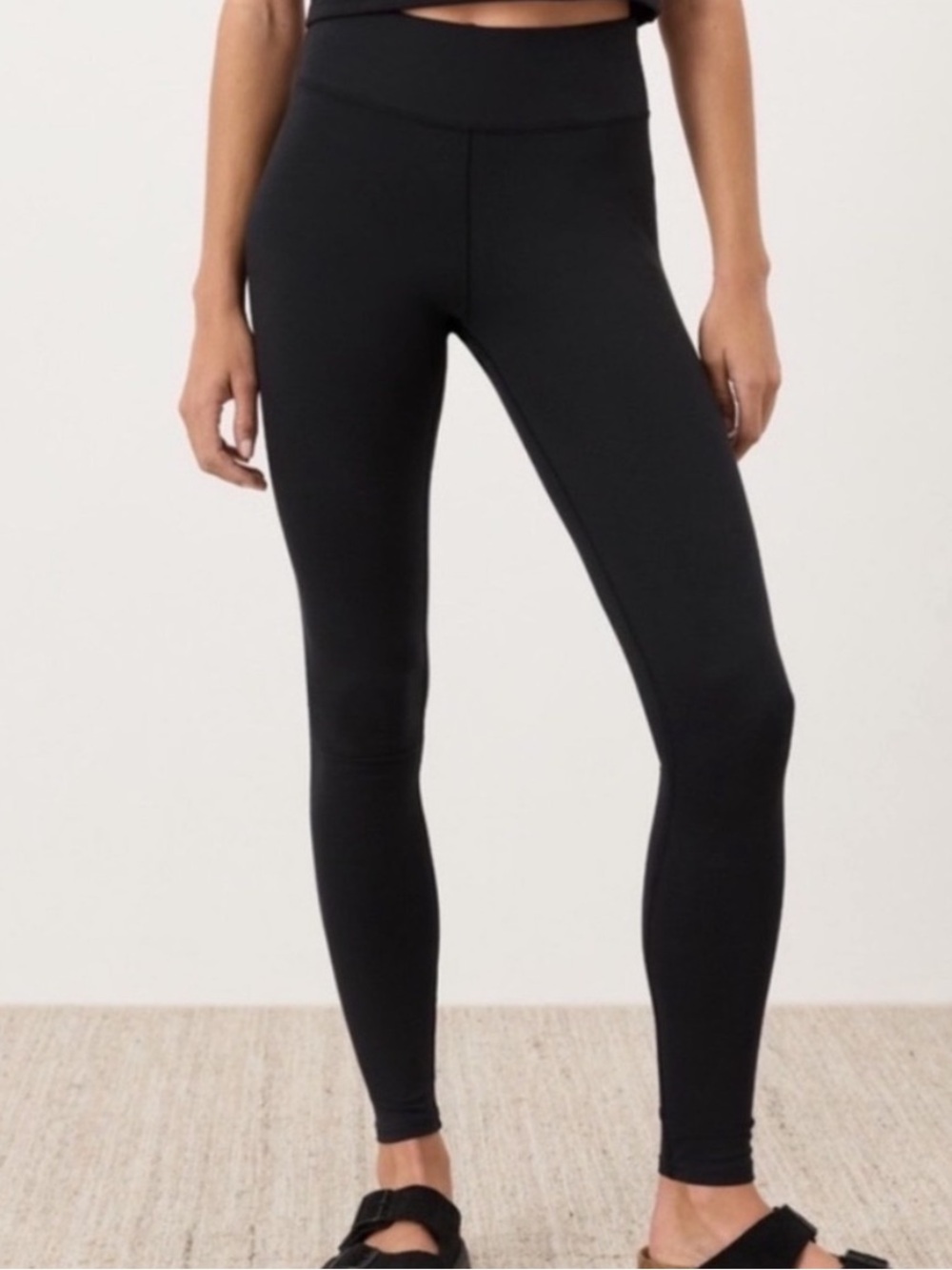 Pact Black High-Waist Leggings